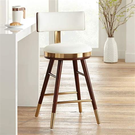 White Wood Counter Stools – HOMYSTYLE