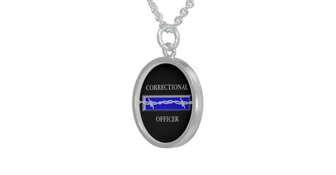 Correctional Officer Law Enforcement Necklace | Zazzle