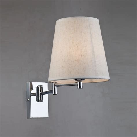 Nordic-Adjustable-Wall-Mounted-Lamp-E27-Bulb-Modern-Fabric-Lampshade ...