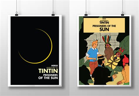 Tintin Posters on Behance