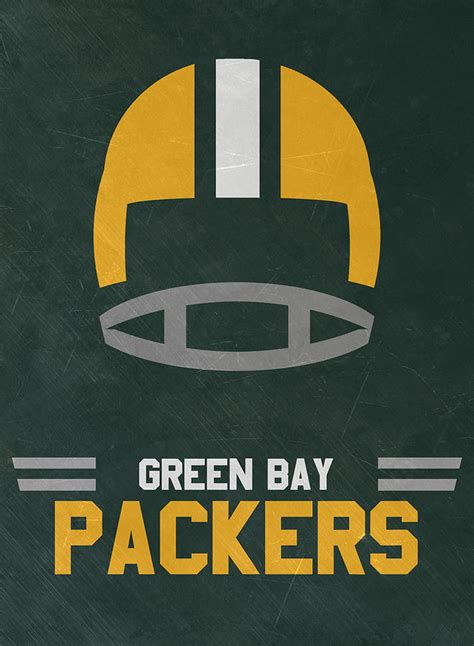 Green Bay Packers Vintage Art Mixed Media by Joe Hamilton