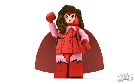 LEGO Minifigure - Scarlet Witch by Concore on DeviantArt