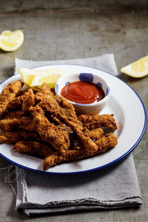 Easy-Peasy chicken strips with smoky dipping sauce - Simply Delicious