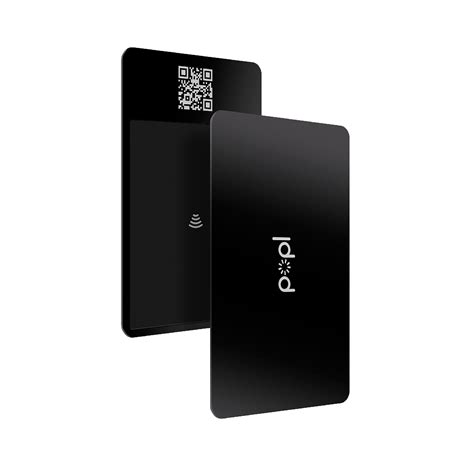 Popl Digital Business Card // Black Metal Edition - Popl PERMANENT STORE - Touch of Modern