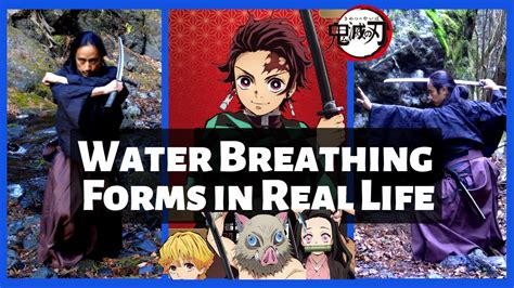 Demon Slayer | Water Breathing - All 11 Forms | Real Life | 水の呼吸のリアルをやっ ...