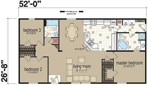 Floor Plans: Madison - Manufactured and Modular Homes | Floor plans, Modular homes, House plans