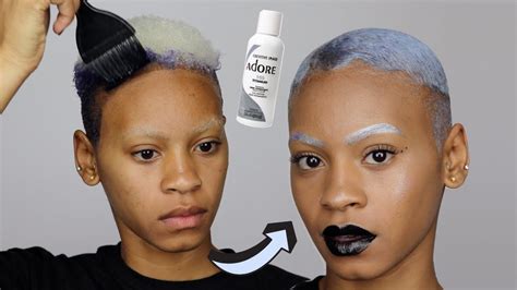 Adore Titanium Hair Dye Tutorial - YouTube