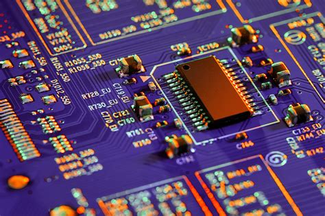 Electronic circuit board close up. | Background Stock Photos ~ Creative Market