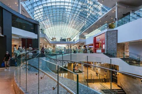 Interior of the Core Shopping Centre in Downtown Calgary Editorial ...