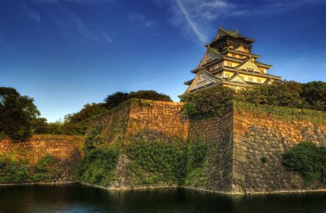 Download Castle Japan Osaka Man Made Osaka Castle HD Wallpaper