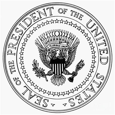 U.s. Presidential Seal Photograph by Granger