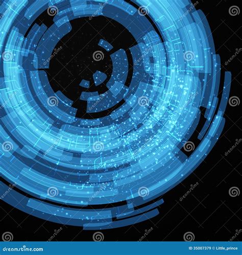 Blue And Black Technology Abstract Background Royalty Free Stock Images ...