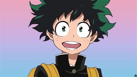 1360x768 Izuku Midoriya Art My Hero Academia Desktop Laptop HD Wallpaper, HD Anime 4K Wallpapers ...