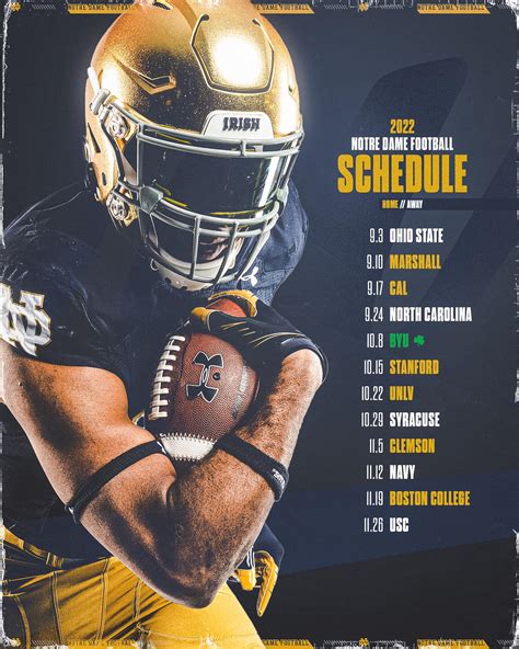 Notre Dame 2024 Football Schedule - Andra Blanche