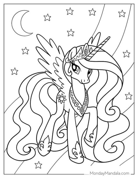 Printable Cute Unicorn Coloring Pages | edu.svet.gob.gt