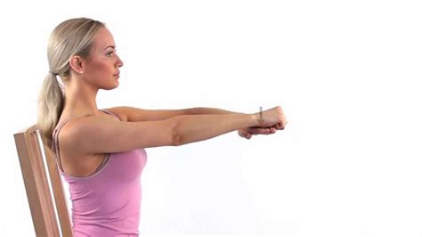 Wrist flexion isometric strengthening - YouTube