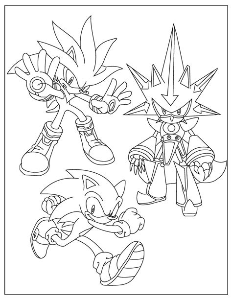 76 Sonic Coloring Pages For Children (Free PDF Printables)