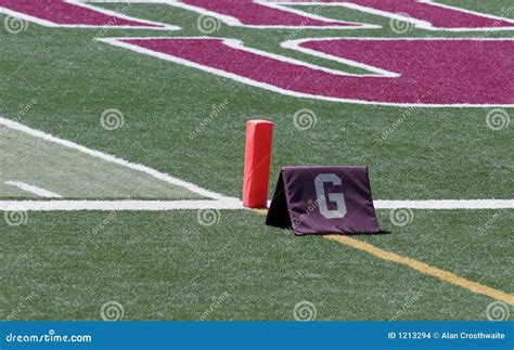 Football Goal-Line stock photo. Image of highschool, scoreboards - 1213294