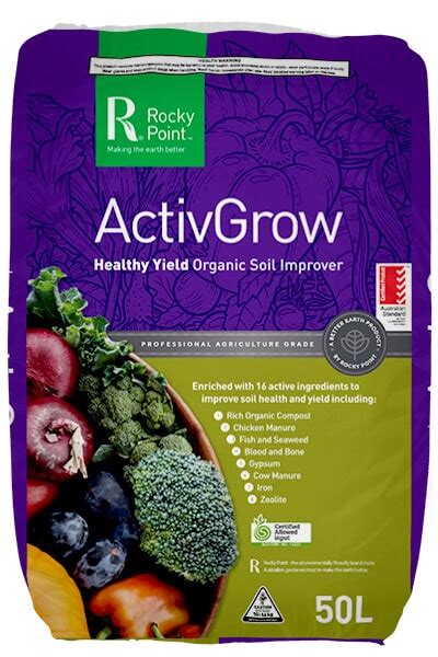 ActivGrow Organic Soil Improver - Coochin Creek Fruitgrowers Co-operative