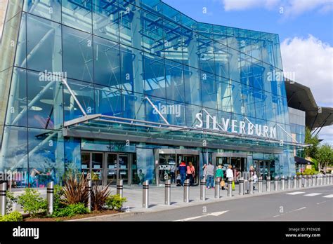 Entrance to Silverburn shopping centre, Pollok, Glasgow, Scotland, UK ...