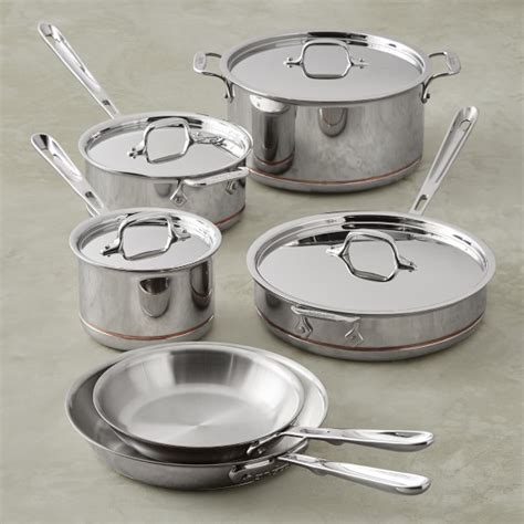 All-Clad Copper Core 10-Piece Cookware Set | Williams Sonoma