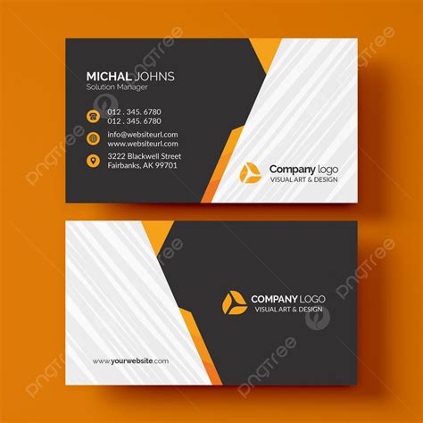 Creative Business Card Template Download on Pngtree