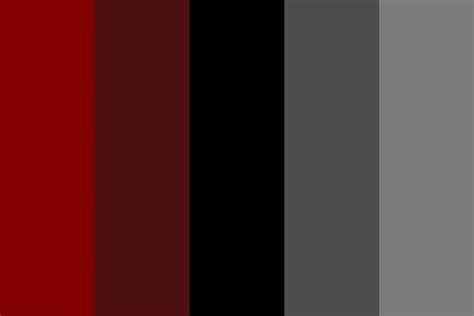 Deep Red To Black To Grey Color Palette #colorpalette #colorpalettes #colorschemes # ...