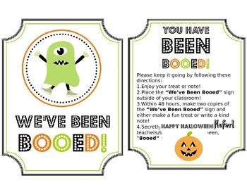 BOO Game! Fun for Teachers! by Johnston | TPT