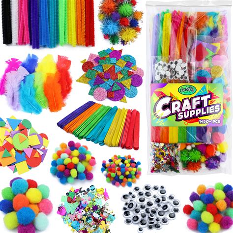 Buy Arts and Crafts Supplies Kit for Kids - Boys and Girls Age 4 5 6 7 ...