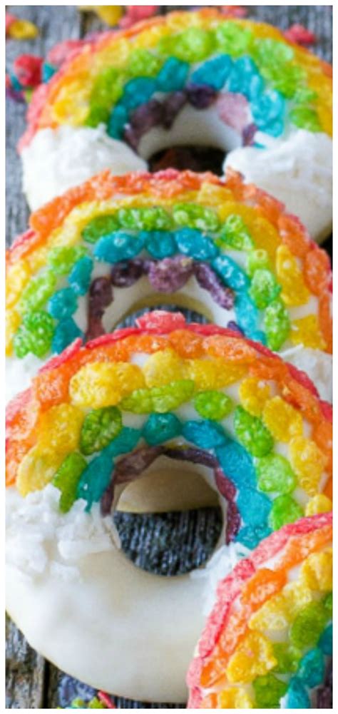 Rainbow Donuts Recipe | Rainbow donut, Rainbow desserts, Donut recipes