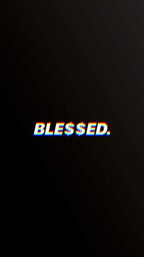 Blessed, black, neon, HD phone wallpaper | Peakpx