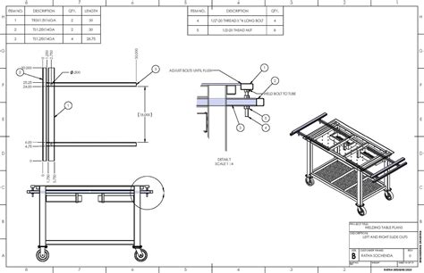 Welding Table Plans Bonus 3D Model standard & Metric DIY - Etsy