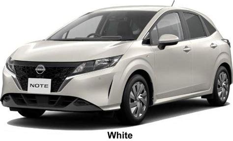 New Nissan Note Body colors, Full variation of exterior colours selection