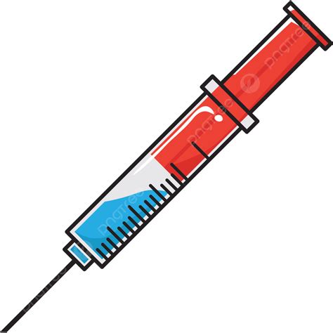 Syringe Icon Style Vector, Syringe, Medical Syringe, Injection PNG and Vector with Transparent ...