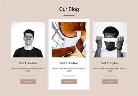 Our blog Web Page Design