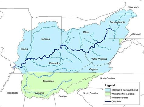 Map of the Ohio River Valley | Ohio river, Ohio, Ohio map