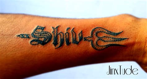 Discover more than 53 shiva name tattoo designs best - in.cdgdbentre