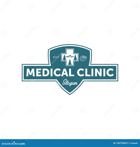 Vintage Medical Clinic Logo Stock Vector - Illustration of cardiogram, corporate: 140758633