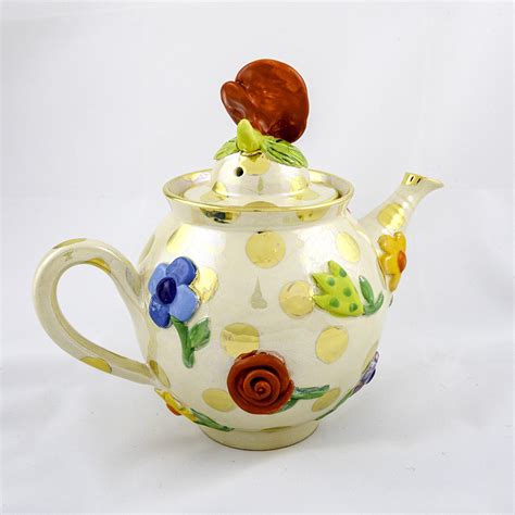 Pressed Flower Tea Pot (Large) - Haddon Galleries