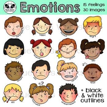 Children Expressing Different Emotions Illustration Royalty Free - Clip Art Library