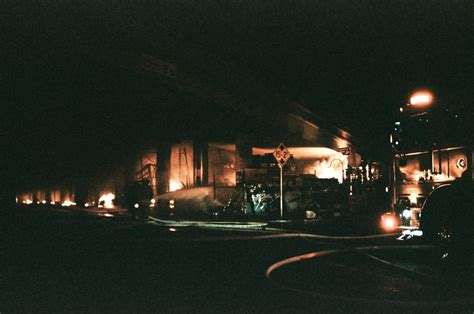 Just wanted to share some pictures of the freeway fire last month that I just got developed. : r ...