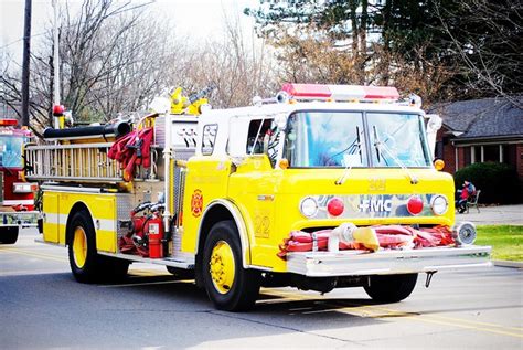 yellow fire truck | Flickr - Photo Sharing!