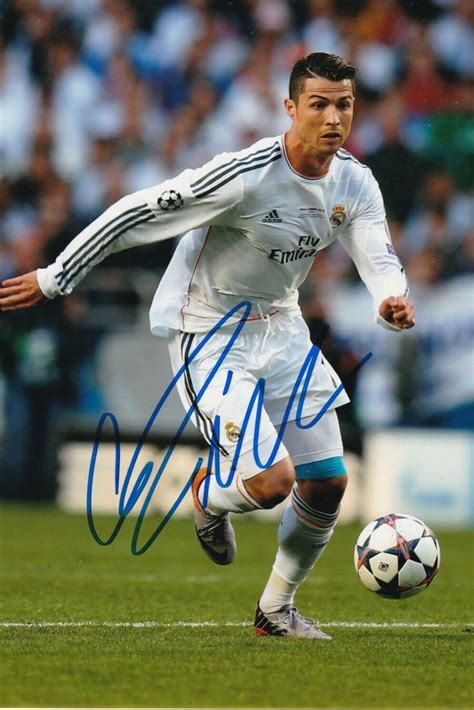 Signed Cristiano Ronaldo Autograph | Football Quotes For Life