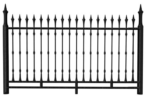 Metal Fence PNG Picture - PNG Mart