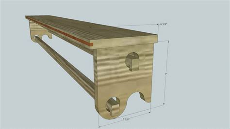 Quilt Rack Shelf – Free Woodworking Plan.com