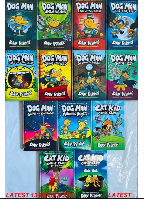 Dog Man books collection by Dav Pilkey, Hobbies & Toys, Books ...