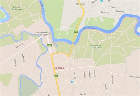 Map of Echuca