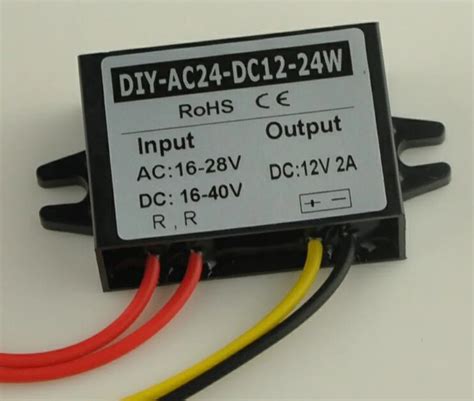 Converter 24V AC/DC To DC 12V 2A AC DC Buck Step Down Module Power Power Adapter Regulator ...