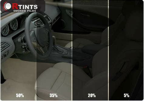 PreCut Window Tint Shade Chart