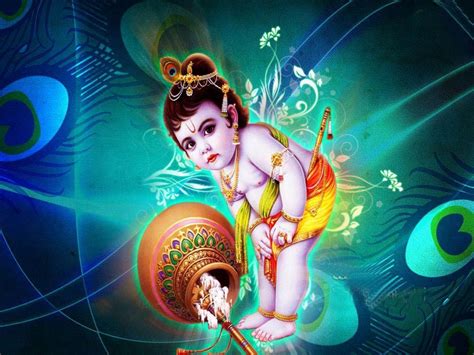 Hindu God Krishna Wallpaper 3d